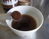A picture of step 1 of Iced Cafe au Lait Made with Instant Coffee.