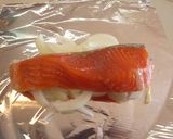 A picture of step 3 of Easy Basic Foil-Baked Salmon.