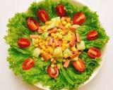 Hình bước làm 2 của món Salad sắc xuân