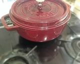 A picture of step 13 of Oxtail Soup Made in a Staub Cocotte.