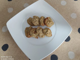 Galletas de plátano-avena-pistacho