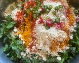 A picture of step 1 of Palak Kofta Curry.