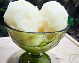 Une image de l'étape 5 de Glace au melon.