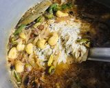 A picture of step 2 of Kashmiri pulao.