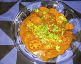 A picture of step 5 of Lotus root Masala.