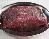 A picture of step 1 of Roast Beef using a Clay Pot.