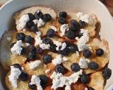 A picture of step 8 of Blueberry and Cream Cheese Baked French Toast.