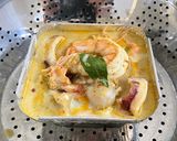 A picture of step 1 of Seafood Fresh Milk Steam With Curry Paste.