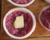 Foto del paso 3 de la receta: Hamburguesa con aros de cebolla y queso