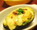 A picture of step 5 of Avocado and Shrimp au Gratin.