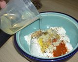 Tejfölös-fokhagymás mártásban sült gombás csirkecomb recept fázis 1 fotója