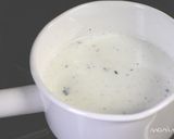 A picture of step 2 of Steam in the Frying Pan Smooth Pudding.