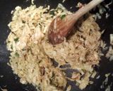 A picture of step 4 of Portuguese Bacalhau A Bras (salted cod).