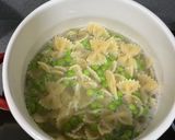A picture of step 1 of Creamy Cashew Pasta with Peas.