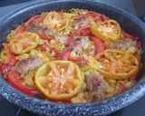 Foto del paso 4 de la receta: Arroz al horno con consomé de sobras de pavo asado