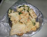 A picture of step 16 of Taiwanese Danbing-style Breakfast Crepe with Egg and Flour.