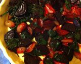 A picture of step 8 of Beetroot and Feta Quiche.
