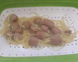 A picture of step 5 of Spaghetti Dogs.
