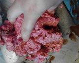 A picture of step 2 of Philly Cheesesteak Burgers.