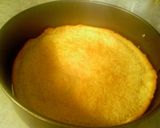 A picture of step 3 of Sunshine's lemon lover squares.