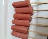 Foto langkah ke 2 dari resep Mini corndog tanpa polenta.