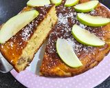 صورة لخطوة 7 من وصفة كيكة التفاح الأخضر مع الجوز 😋