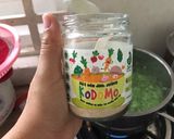 Hình bước làm 3 của món Cháo óc heo rau mồng tơi bổ dưỡng cho bé (ăn dặm cho bé +8m)