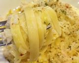 A picture of step 11 of Restaurant-style Crab Cream Pasta with Canned Crabmeat.