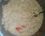 A picture of step 2 of Coconut chutney with groundnut.