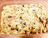 A picture of step 3 of Mike's White Green Chile Chicken Enchiladas.