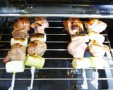 A picture of step 8 of Salt-Seasoned Yakitori on a Grill.