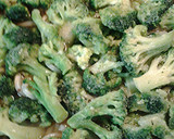 A picture of step 2 of Udon and broccoli.