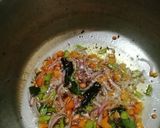 A picture of step 3 of Vegetable upma.