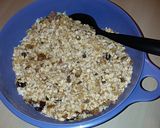 A picture of step 4 of Toasted Crunchy Granola Clusters.