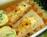 A picture of step 4 of Easy Baked Chikuwa with Mayonnaise.