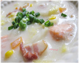 A picture of step 9 of Easy, Creamy and Gentle Chowder with Chinese Cabbage.