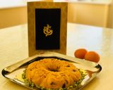 A picture of step 5 of Rava Kesari (semolina and saffron pudding)# South Indian recipe contest.