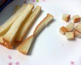 A picture of step 1 of LG PARMESAN CROUTON.