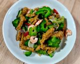 Foto langkah ke 5 dari resep Oseng Pare Tempe Udang.