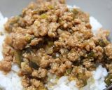 A picture of step 8 of Authentic Minced Pork & Rice Lǔ Ròu Fàn (Taiwanese Style Miso Pork).