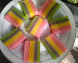 Foto langkah ke 7 dari resep Lapis rainbow 🌺.