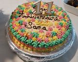Une image de l'étape 17 de Gâteau d'anniv chocolat blanc coulis fruits rouges et mascarpone.
