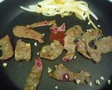 A picture of step 3 of Philadelphia Cheesesteak Sandwich.