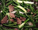 Hình bước làm 4 của món Đậu đũa xào thịt bò
