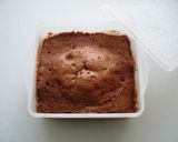 A picture of step 8 of Healthy Microwaved Banana & Cocoa Steamed Bread.