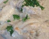Foto del paso 3 de la receta Pollo con salsa de champiñones a la pimienta verde