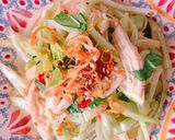 Hình bước làm 4 của món Gỏi Gà Xé Cần Tây