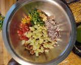 A picture of step 7 of Crispy macaroni bhel.