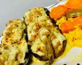 Foto del paso 5 de la receta: 🍆BERENJENAS🍆 RELLENAS DE CARNE PICADA🍆