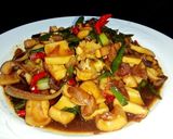 Foto langkah ke 7 dari resep Cumi Saus Teriyaki.